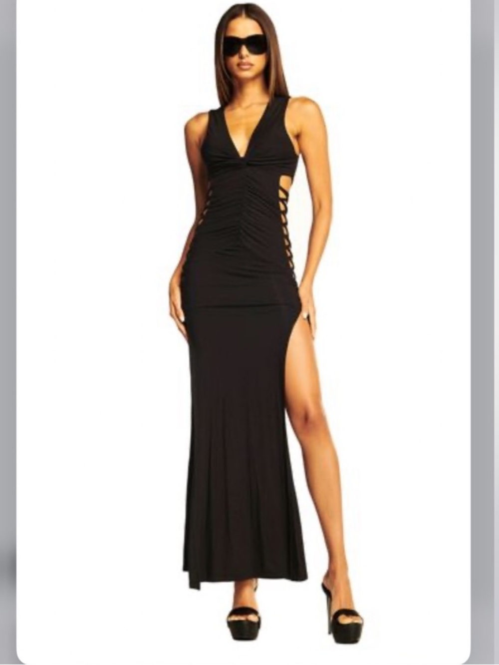 NWT I.AM.GIA MAIYA DRESS - BLACK XXS